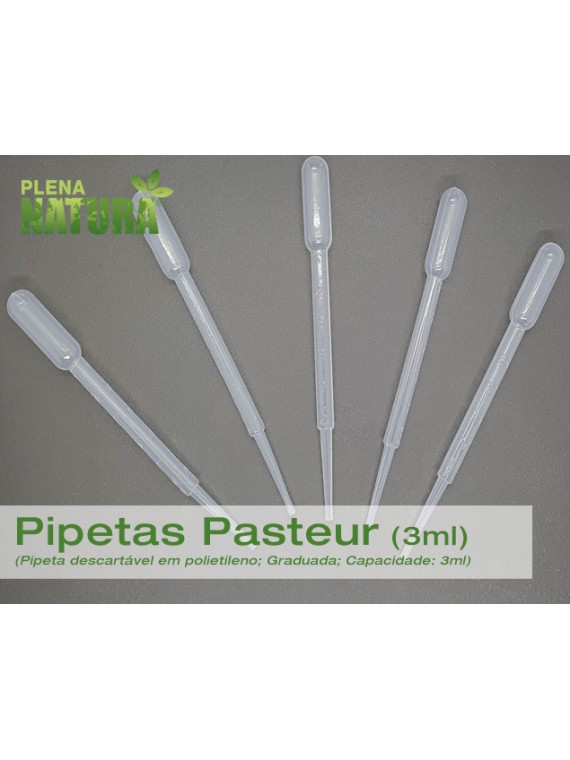Pipeta Pasteur Descartável - Graduada 3ml